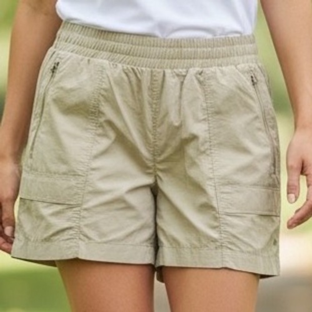 Layer 8 Night Walk Cargo Shorts Sage Green Nylon Gorpcore Utilitarian Outdoor L